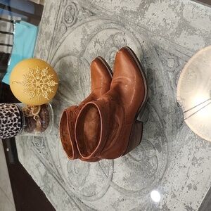 Nine West American Vintage Collection ankle cowboy leather western boots 6